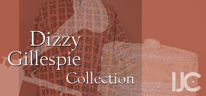 Dizzy Gillespie was a jazz trumpeter, percussionist, pianist, and vocalist. This collection includes memorabilia that belonged to the artist circa 1987-2000.